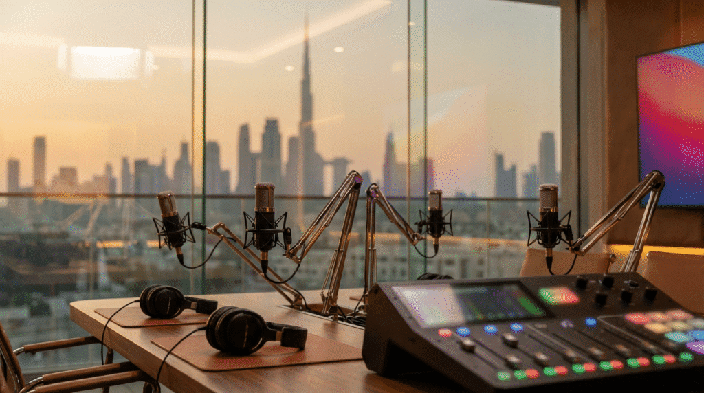 Book Podcast Studio Dubai