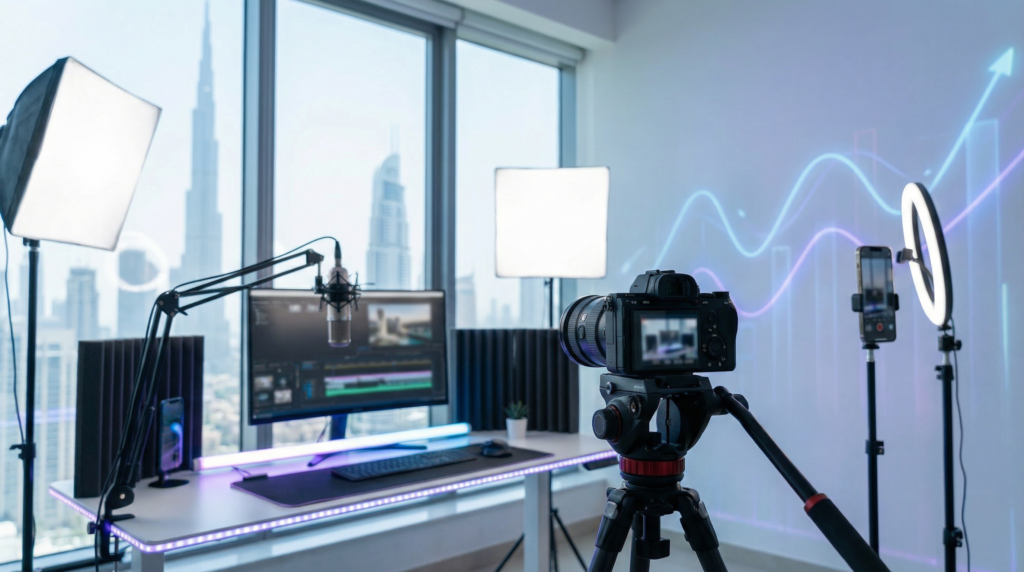YouTube Content Creation Studio in Dubai