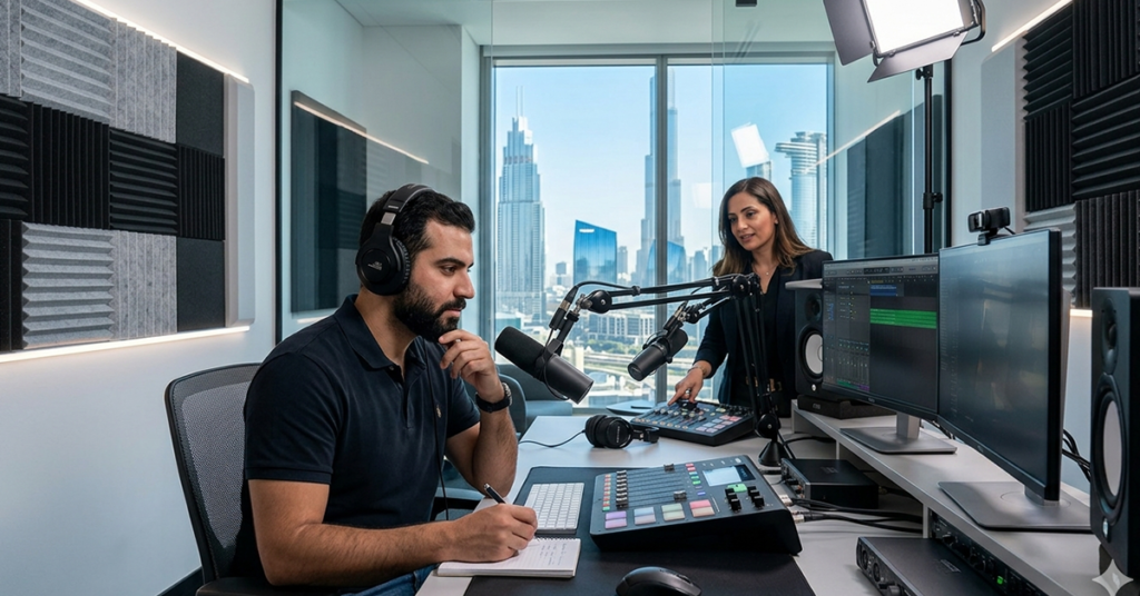 Podcast Studio Rental Dubai