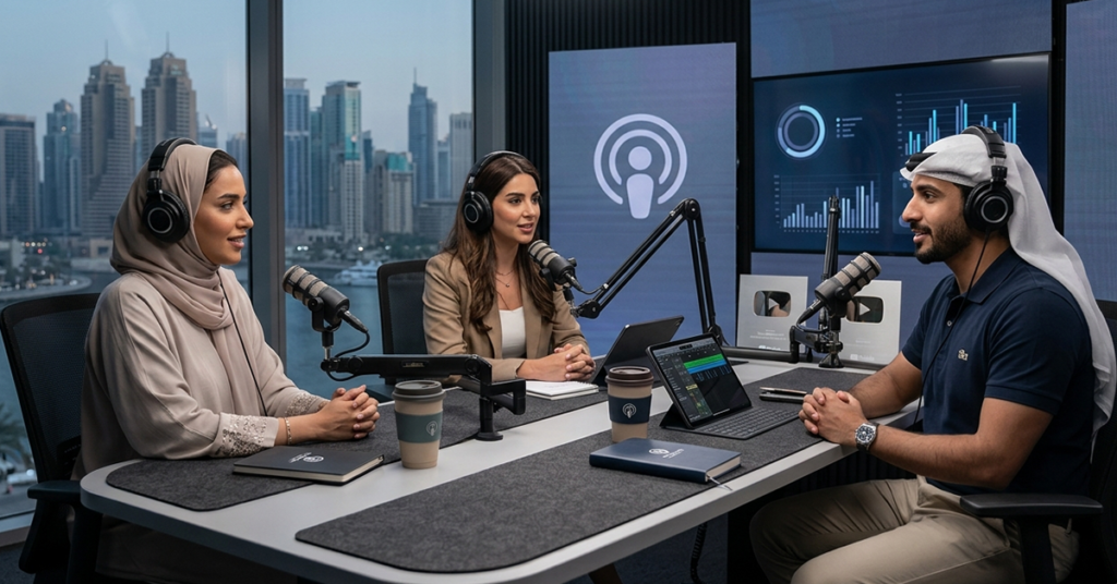 Dubai influencer podcast monetisation 2026